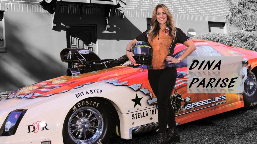 Dina Parise drag racing ice capades world champ racing wife