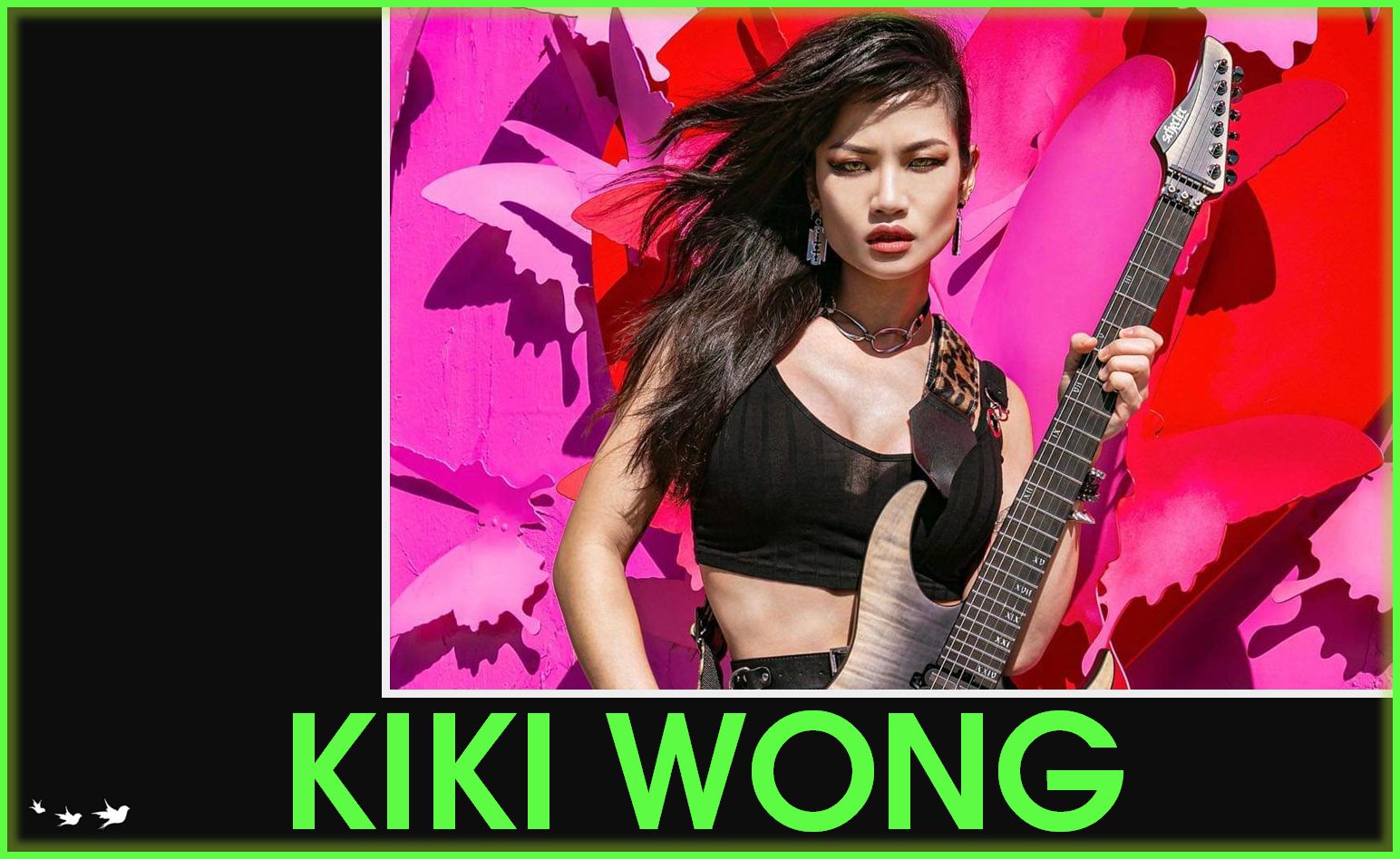 Kiki Wong guitar rocker muay thai model wongo
