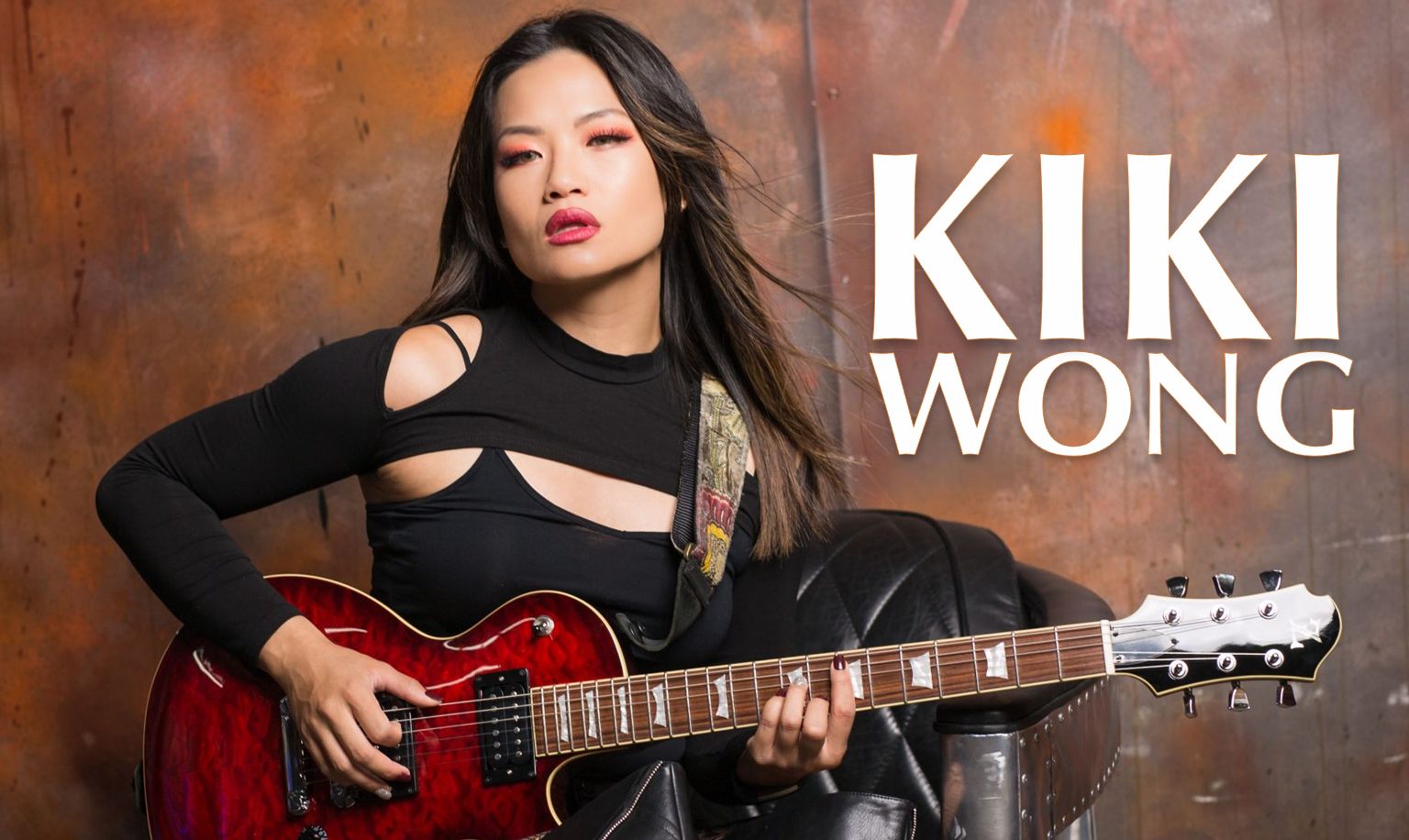 Kiki Wong guitar rocker muay thai model wongo