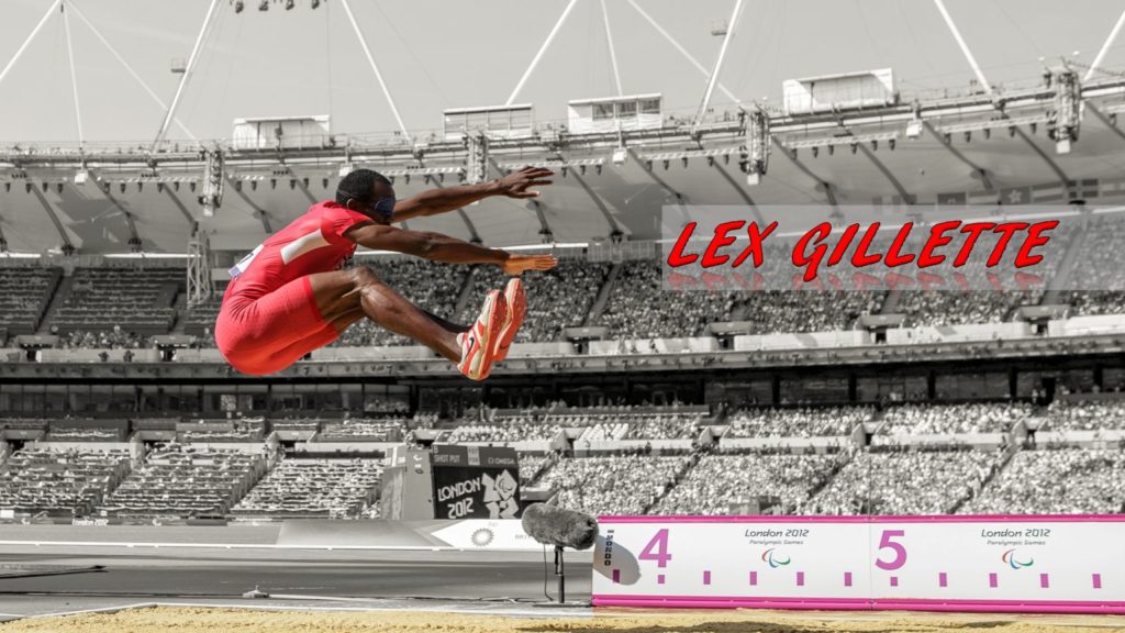 Lex Gillette long jump paralympics world champion blind san diego