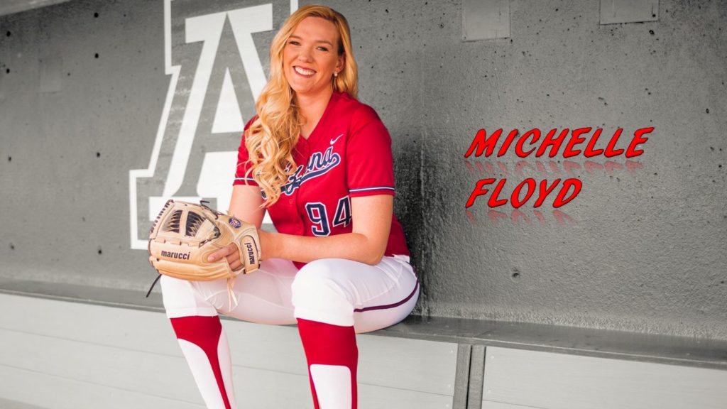 Michelle Floyd softball arizona wildcat pitcher venezuela braves