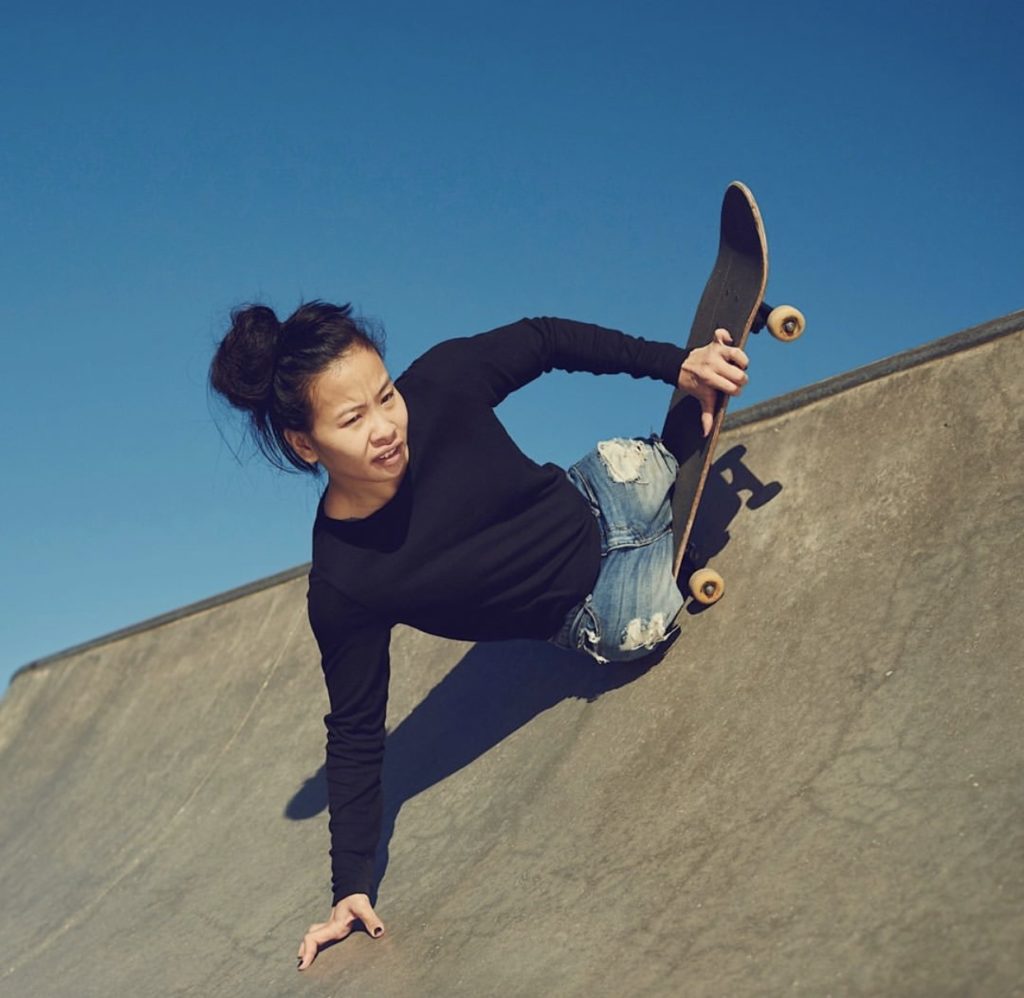 Kanya Seeser skateboard nike xgames actress model 3