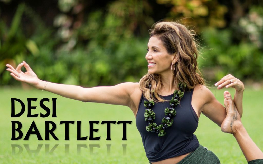 Desi Bartlett living with flow yoga hawaii exercise