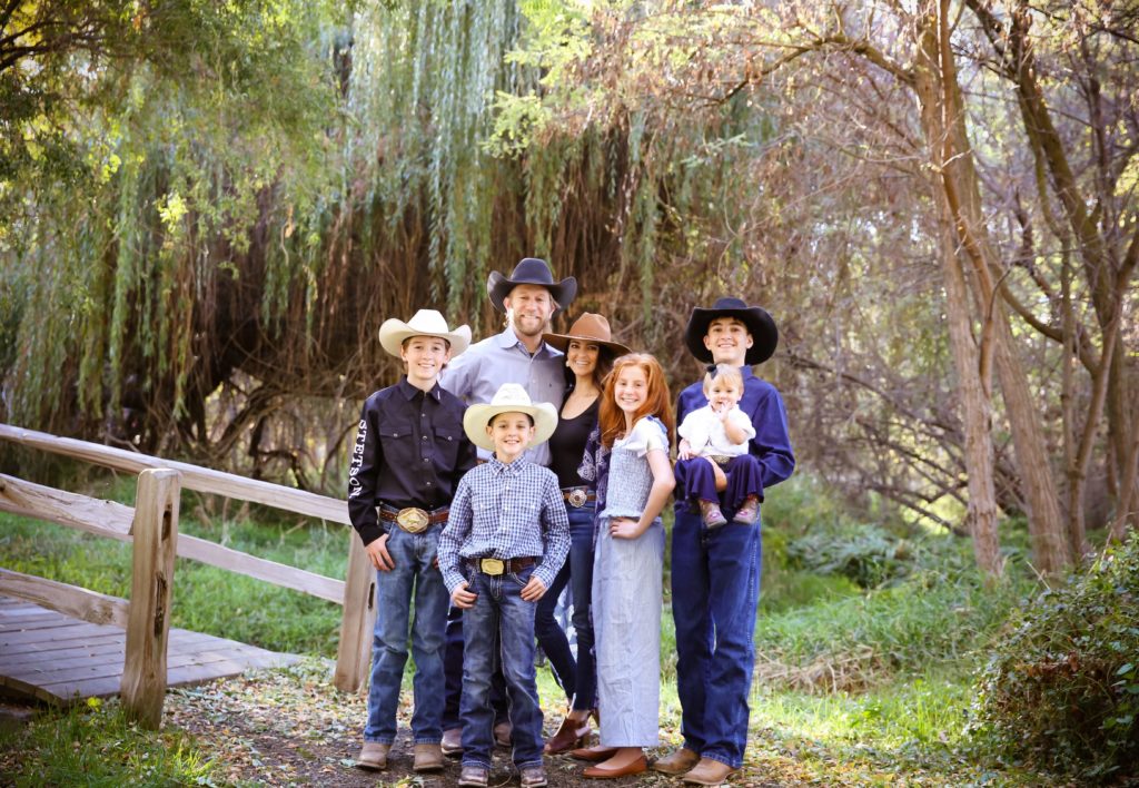 JJ Harrison and his family