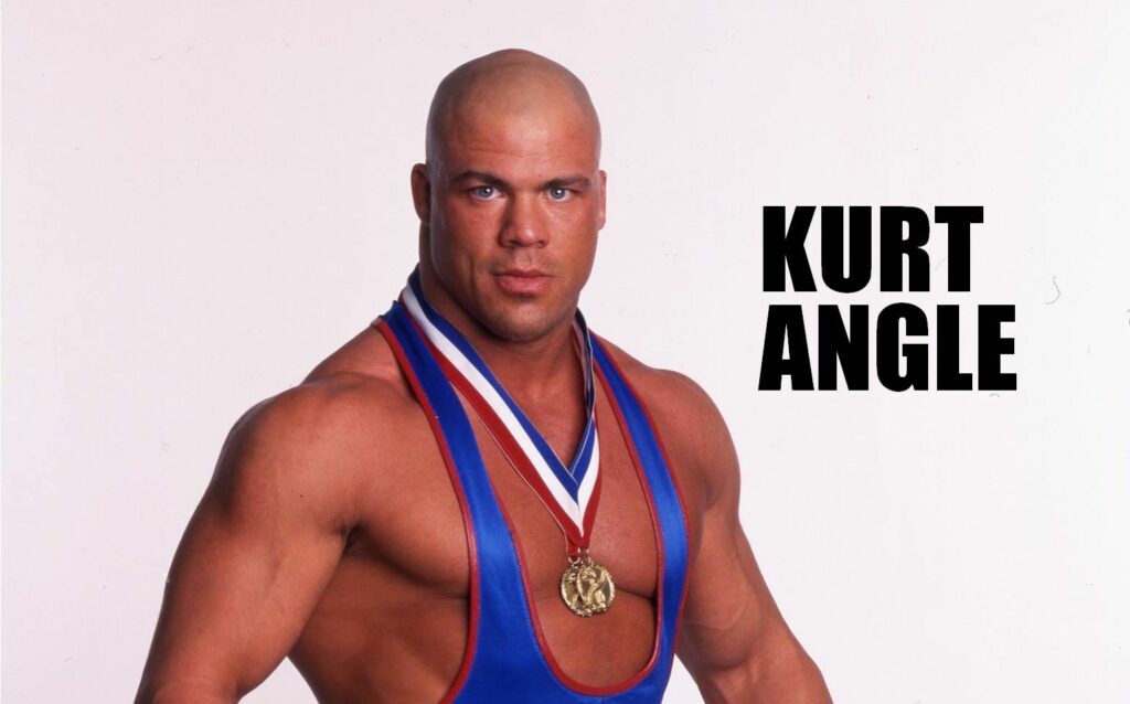 Kurt Angle wrestler to family man wrestler wrestling gold medal olympics wwe cena mcmahon