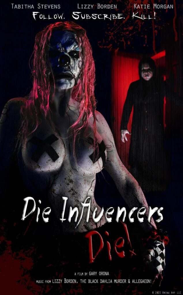 Die-Influencer-Poster-Lizzy-Borden tabitha stevens katie morgan gary orona