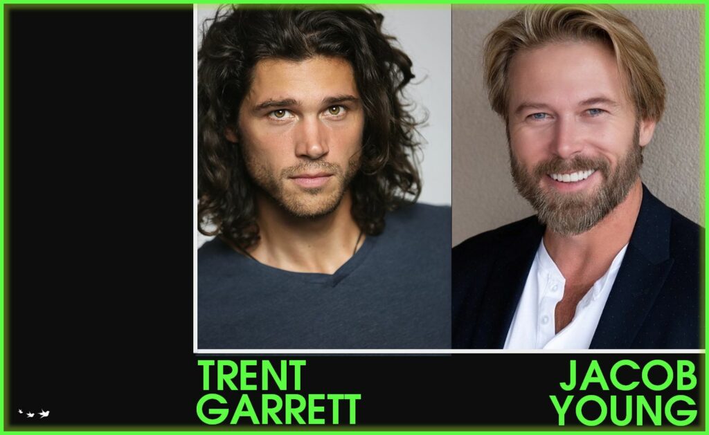 Jacob Young and Trent Garrett actors on the move podcast interview business travel