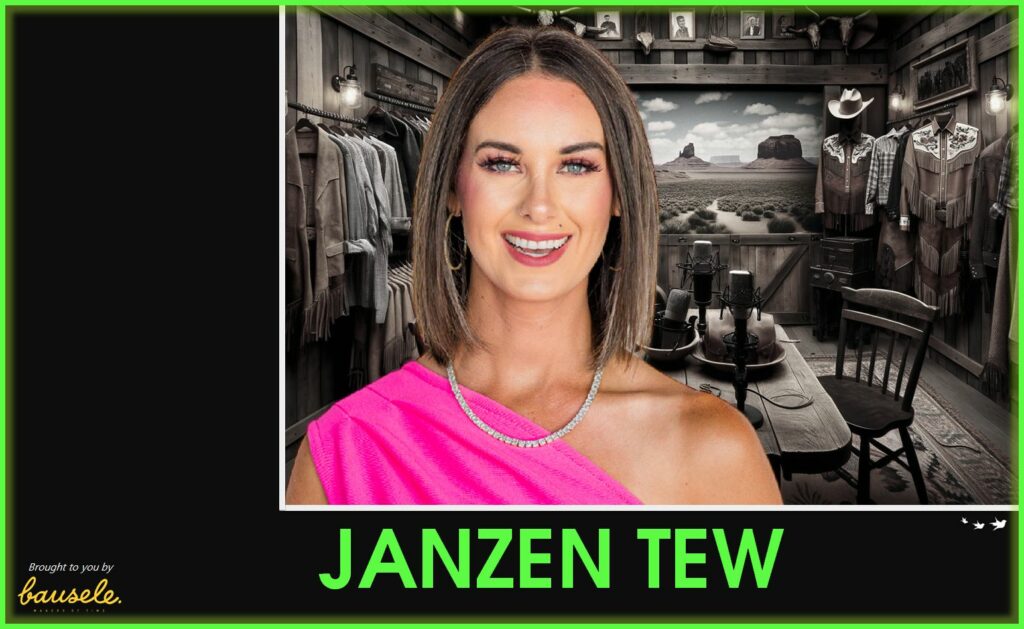 Janzen Tew capturing Americana podcast interview business travel Rodeo Vogue Denim and Velvet Marketing Western Runway WESA